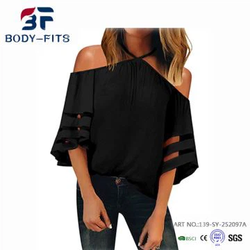 Juoda marškinėliai moterims